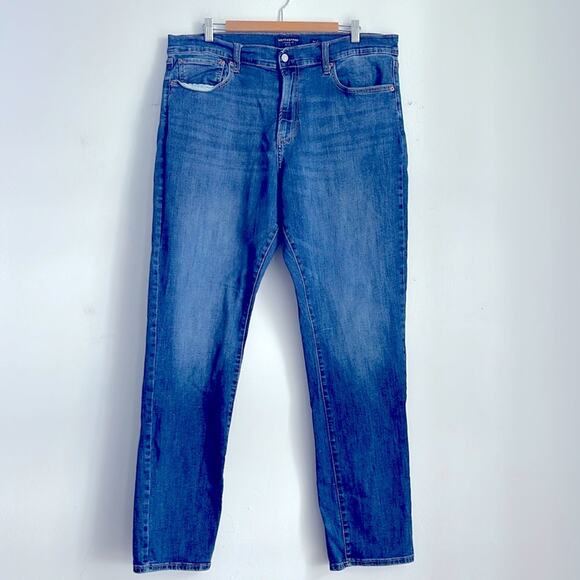 Lucky Brand 410 Authentic Straight leg denim jeans sz 38/34 - Picture 1 of 7
